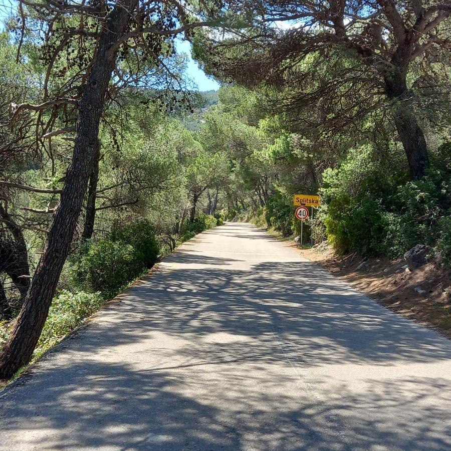 Kuca Za Odmor Skalina - Sea View Villa Splitska Kültér fotó
