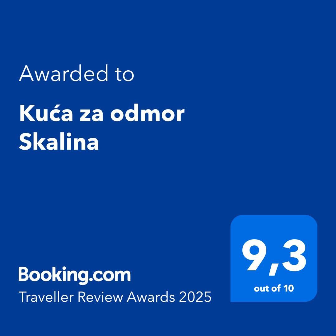 Kuca Za Odmor Skalina - Sea View Villa Splitska Kültér fotó